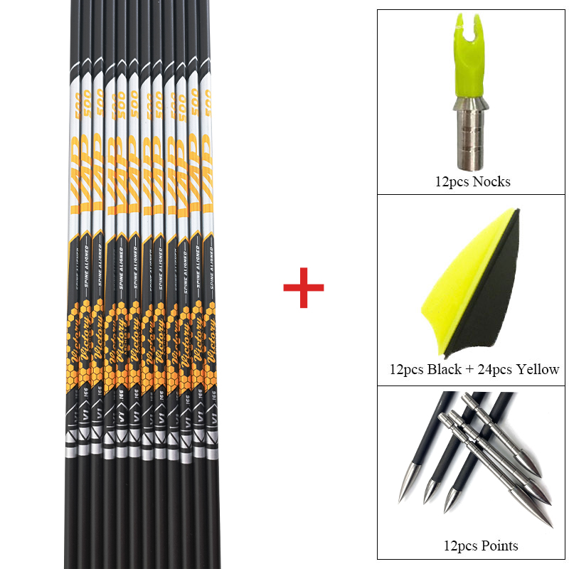 Arrow Carbon Shaft - DIY 양궁 ID 4.2mm 척추 350-900