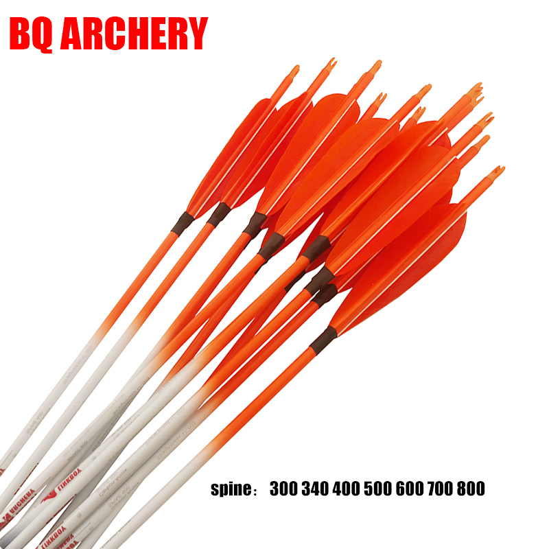 Arrow Carbon Shaft - 양궁용 카본 화살, 칠면조 깃털, 플라스틱