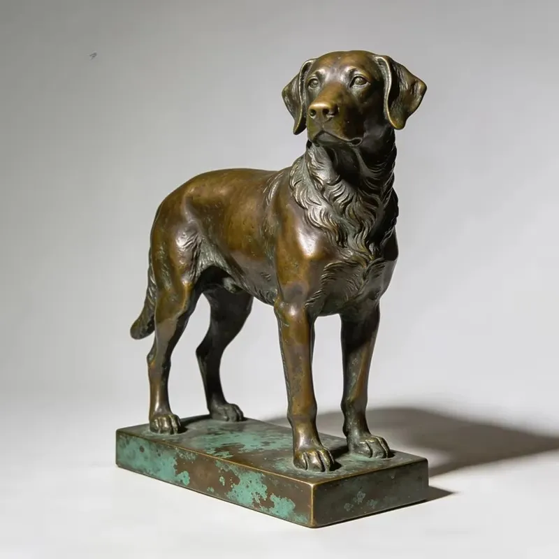 Outdoor Hunting Dog Statue - 야외 사냥개 조각상, 실물 크기 동물