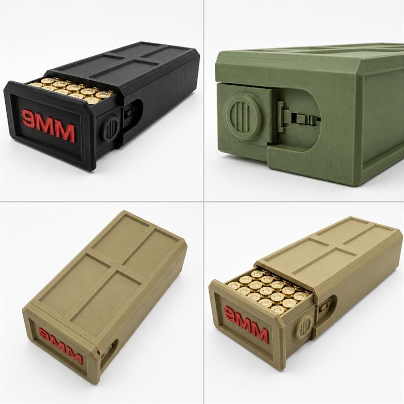 3D 프린팅된 9mm 탄약 보관 케이스, 50발 서랍형 - Hunting And Outdoor Stores 리뷰 및 가격