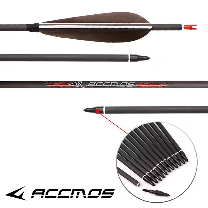 ACCMOS 순수 탄소 화살, ID6.2 mm 척추 2 - Hunting Bow Compound 리뷰 및 가격